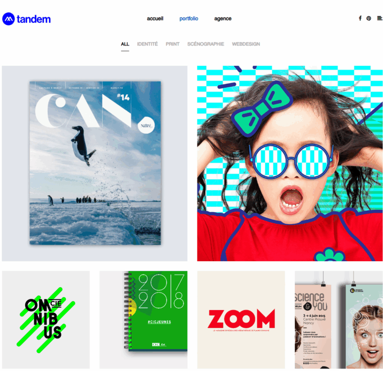 Portfolio agence tandem